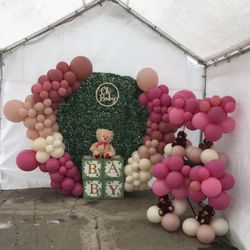 Baby Shower Balloon Set-up