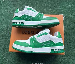2021 Louis Vuitton Trainer Low '#54 Mini Monogram - Green White'