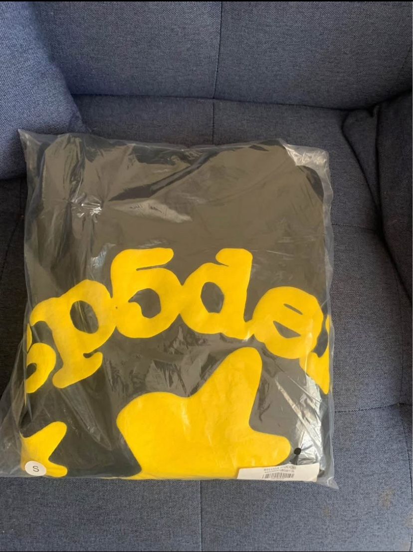 Sp5der Beluga Hoodie ‘onyx/yellow’