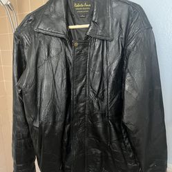 Leather Jacket, Size Large