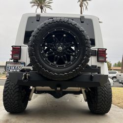 Rear Bumper With Tire Carrier 