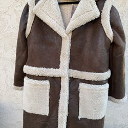 Justfab Unique Coat- Arms Come Off And Makes A Vest With Sleeves Or Without! So comfy