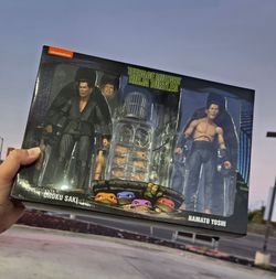 NECA TMNT Oroku Saki and Hamato Yoshi, NEW!