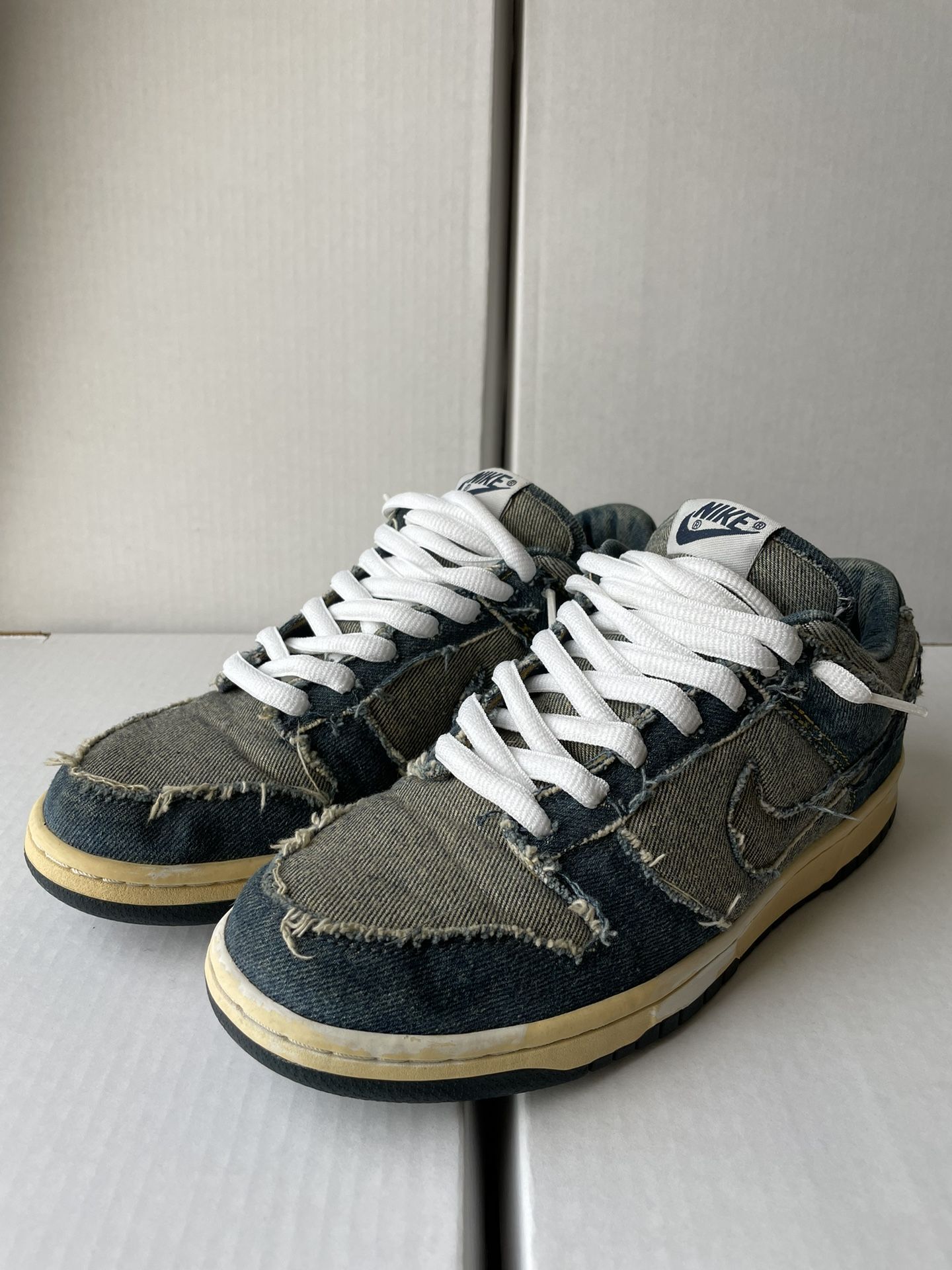 Nike Dunk Low CL Denim Blue White Size SB Medicom