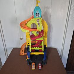 Fisher Price Little People Sit  'n Stand Skyway Racetrack 