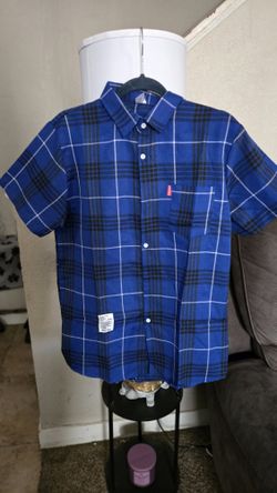 Blue Plaid Button Up Shirt