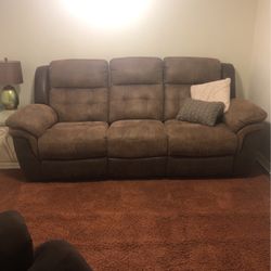 Nabuck Leather Couch