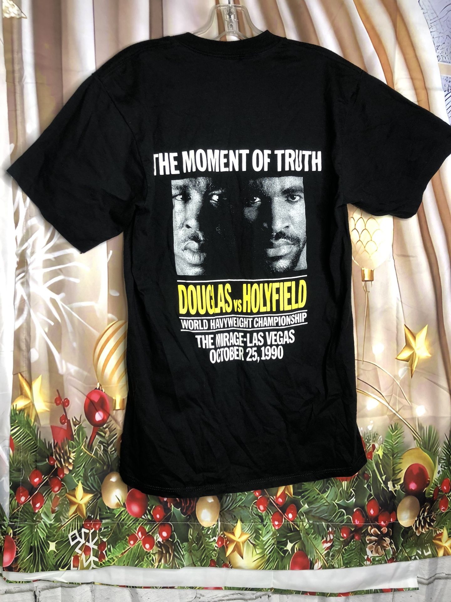 Douglas Vs Holyfield Vintage Shirt Size Large