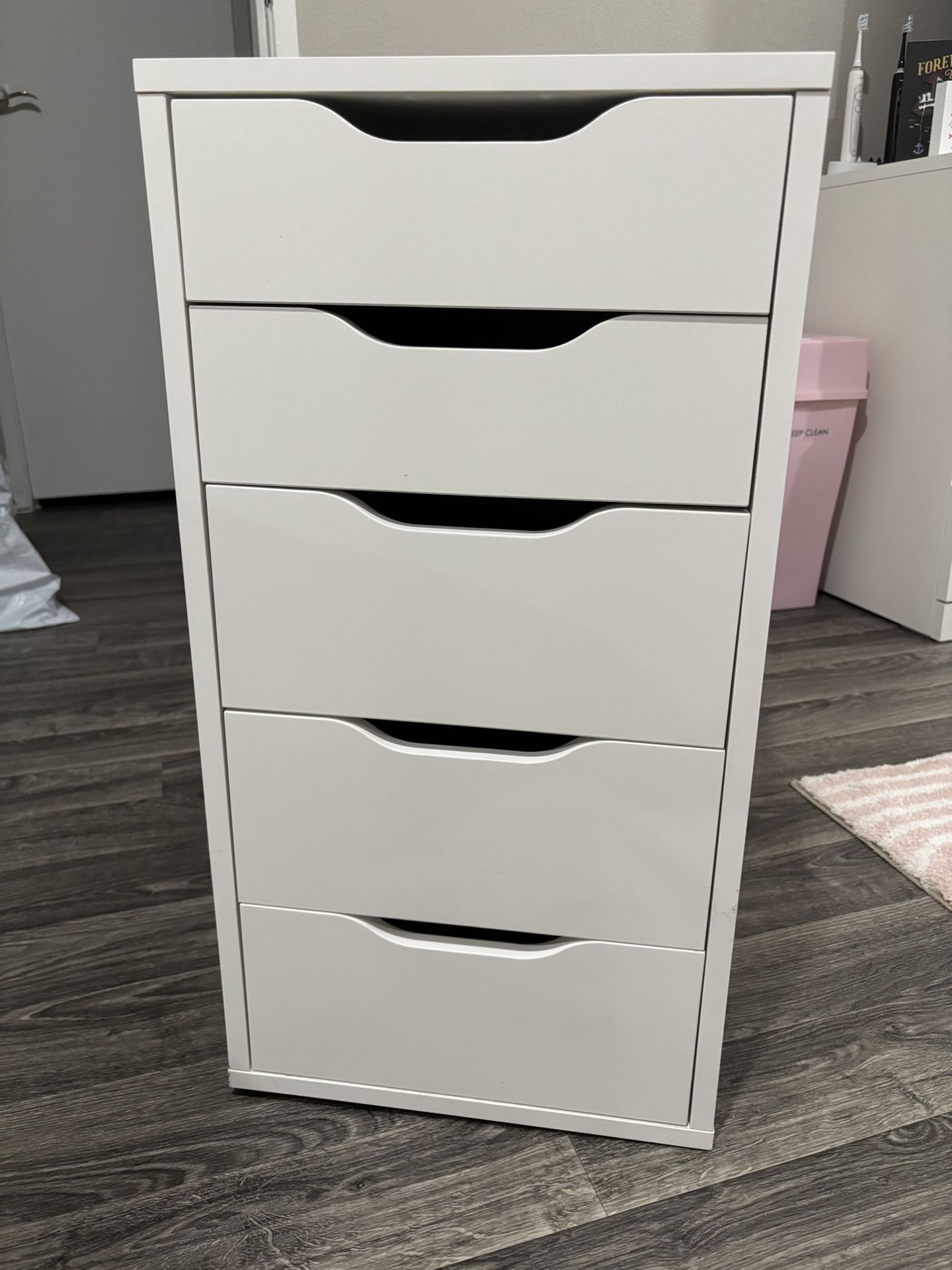 White IKEA Drawer Unit