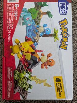 Mega Pokémon Kanto Region Team Building Set