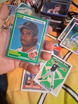 Deion Sanders rookie  card score