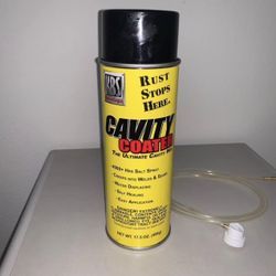 KBS Coatings 75101 Cavity Coater and Wand, 16 fl oz., Yellow