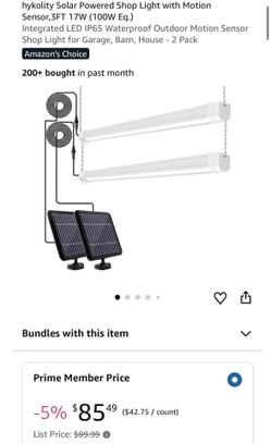 Solar powered lights with motion sensors