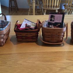 Longaberger Holiday Baskets.  
