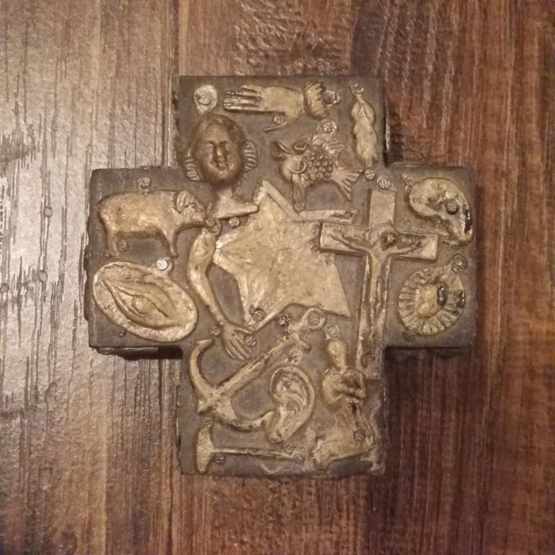Estela Ogazon Black Milagro Cross Vintage