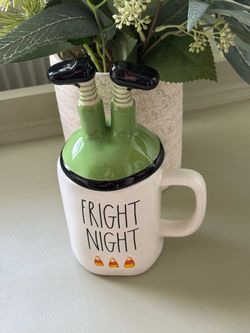 Halloween Witch Legs Fright Night Coffee Mug