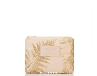 NWT - Aloha Collection Palapalai SMALL POUCH - Amber on Sandstone - Sold Out