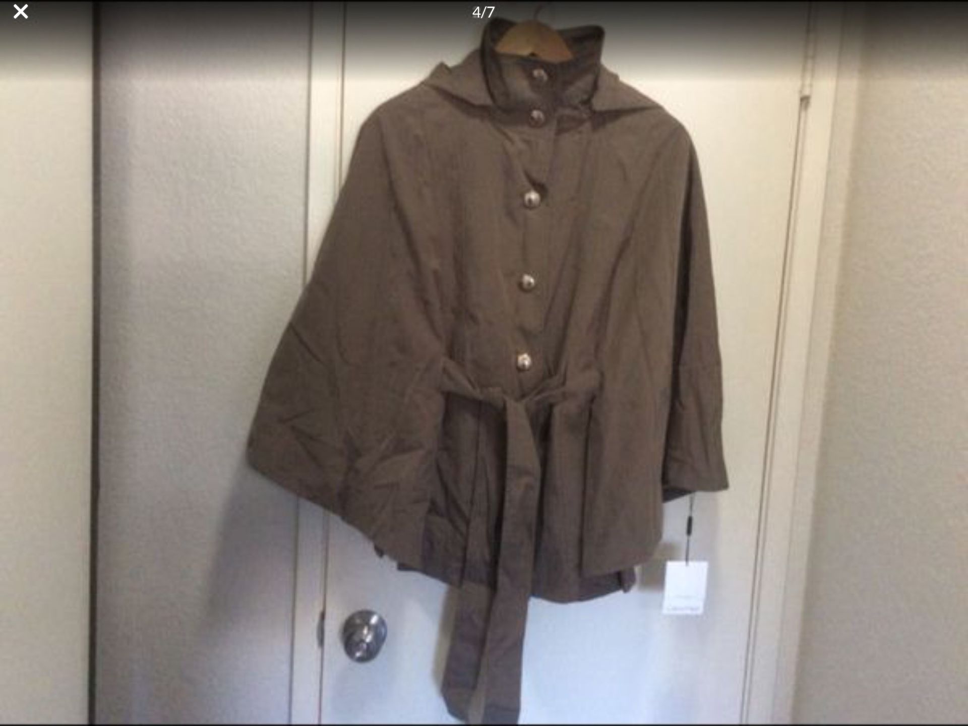 CALVIN KLEIN Cap Jackets, or Overcoat/Raincoat, brand new, Black, Green and Light Brown, S, M, L, XL