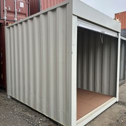 10FT STORAGE CONTAINER w/ ROLL-UP DOOR – CLEAN & READY 