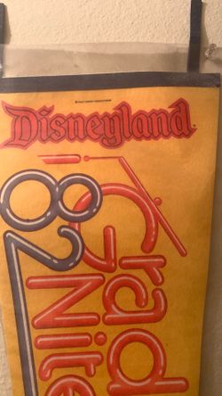 Wall pennets Disneyland grad night 82