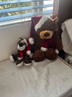 Christmas Stuffed Animal Plush Set of 2