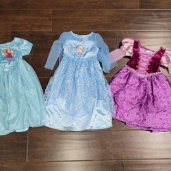 Toddler Size 2T-3T Disney Princesses Rapunzel Or Elsa Anna Frozen Priced Separately Prices Are Firm Cash Only 