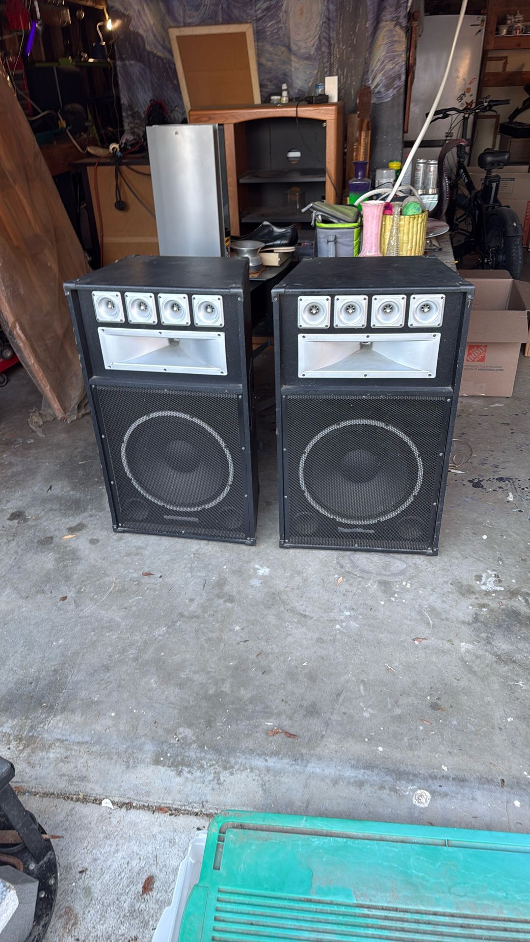 Pro Studio 15 “ Woofers With Mad Tweeters And Horns