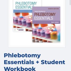 Phlebotomy Essentials Workbook and Textbook