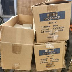 U Line Cardboard Shoe Boxes