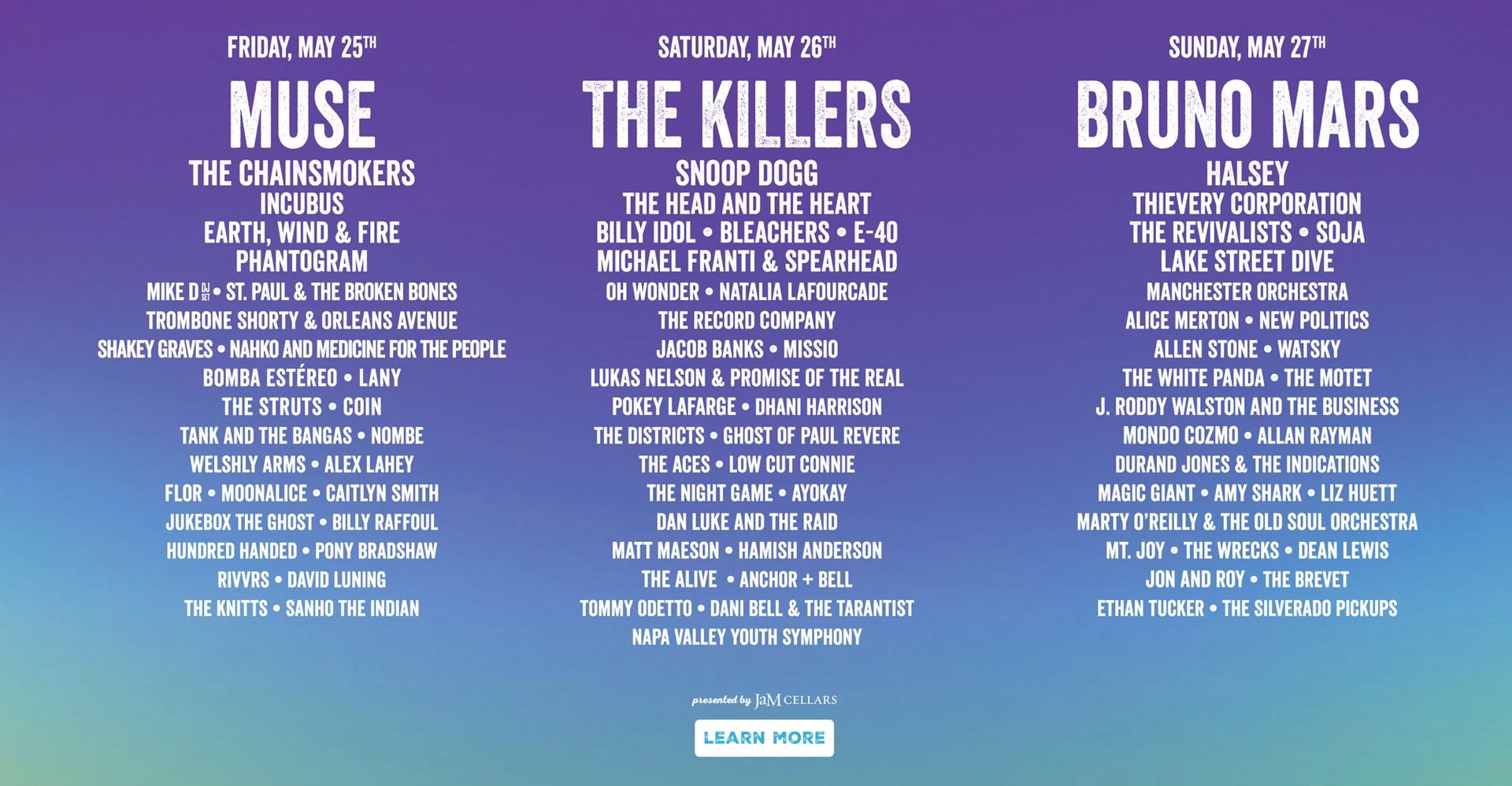BOTTLEROCK FEST SATURDAY