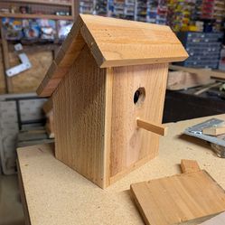Bird houses and bird feeders