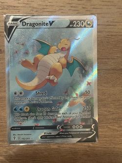 Pokemon Dragonite V Evolving Skies CHASE