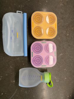 Boobcube Breastmilk Silicone Storage Set