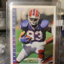 1993 Score Football Andre Reed Card Number 237