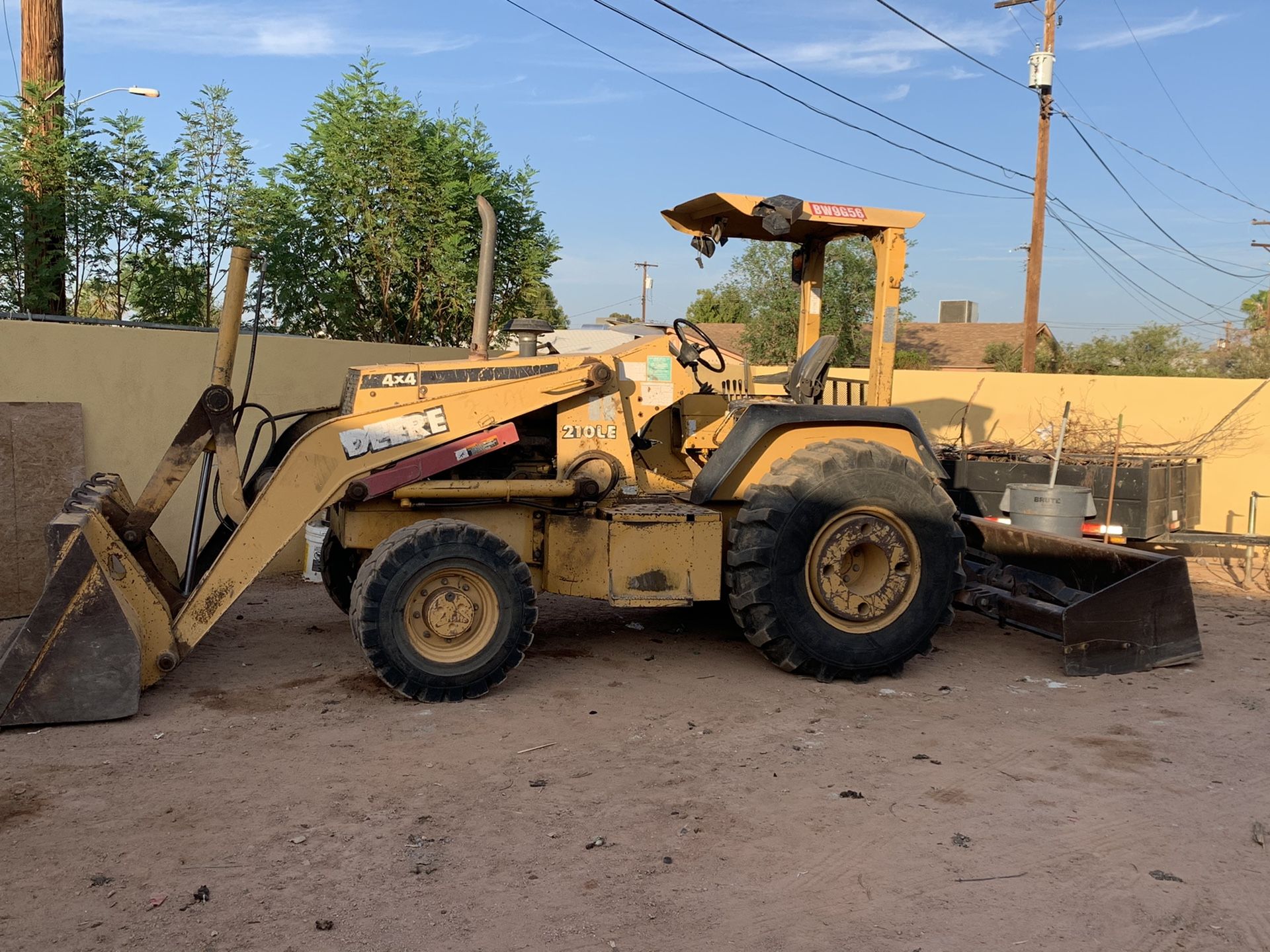 John Deere 210 tractor