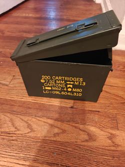 Military 7.62mm Ammo Can M19A1