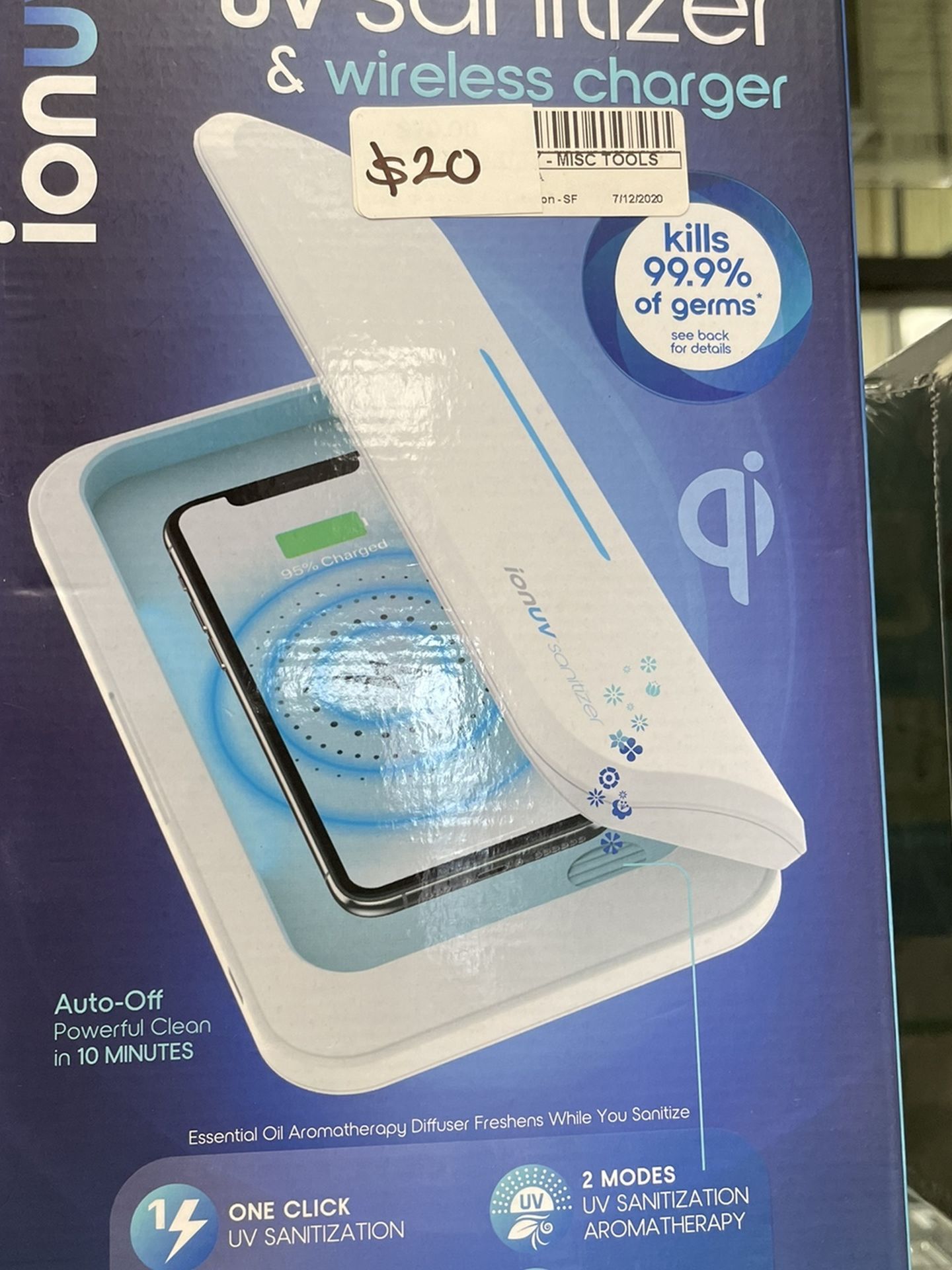 Phone UV Sanitizer & Wireless Charger