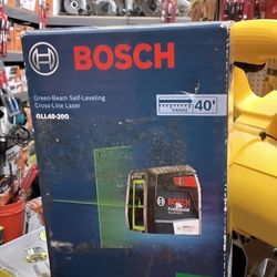 BOSCH GREEN - BEAM SELF - LEVELING CROSS - LINE LASER GLL40 - 20G