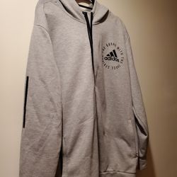 Men Adidas Zipper Sweater 2xl