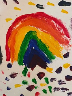Original Rainbow artwork by Simie