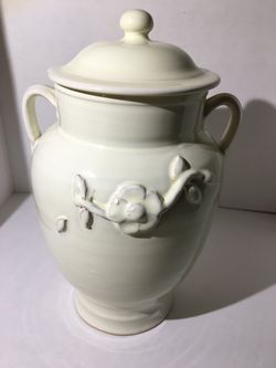 Vintage Handmade Italian Ceramic Jar