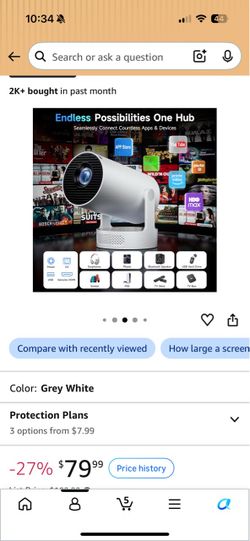 Mini projector new in box never used