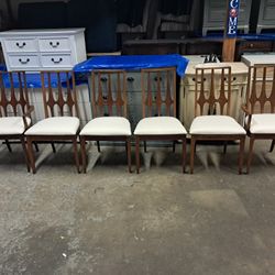 Broyhill Brasilia Set of 6 Mid Century Modern Dining Room Chairs