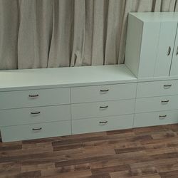 White Laminate Bedroom Furniture Set 