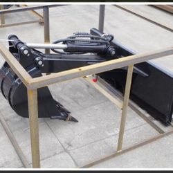 AGT Skid Steer Digger Backhoe Attachment, M/N SSHBCK