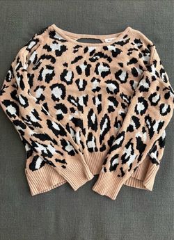 Miracle Leopard Print Knit Sweater