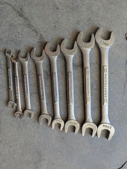 Craftsman metric open end wrenches