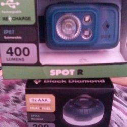 Black Diamond Headlamp And Lantern