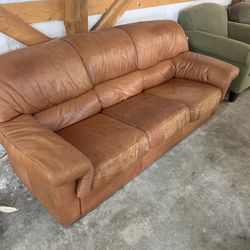 Leather Couch “WE DELIVER”