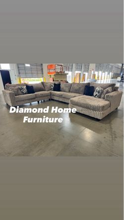 SECTIONAL OVERSIZED 4pc COCOA 🥰🤷🏻♀️😱🤓📍😎🔥